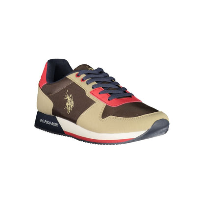 US POLO ASSN. Classiche sneakers marroni dal fascino sportivo