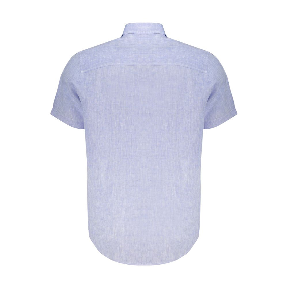 Camicia in lino azzurro North Sails