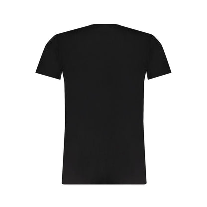 T-shirt in cotone nero Trussardi