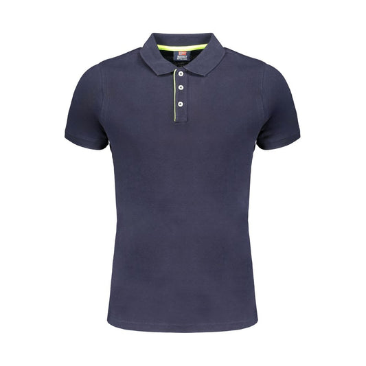 Polo in cotone blu Norvegia 1963