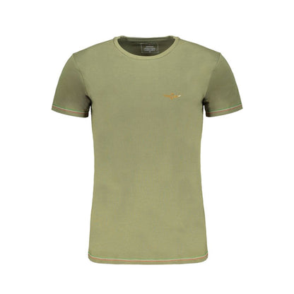 T-shirt Aeronautica Militare in cotone verde