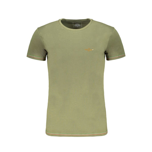 T-shirt Aeronautica Militare in cotone verde