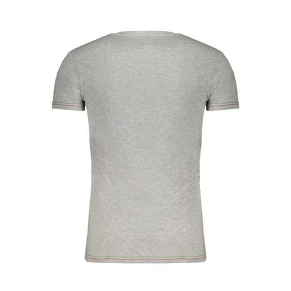 T-shirt Aeronautica Militare in cotone grigio