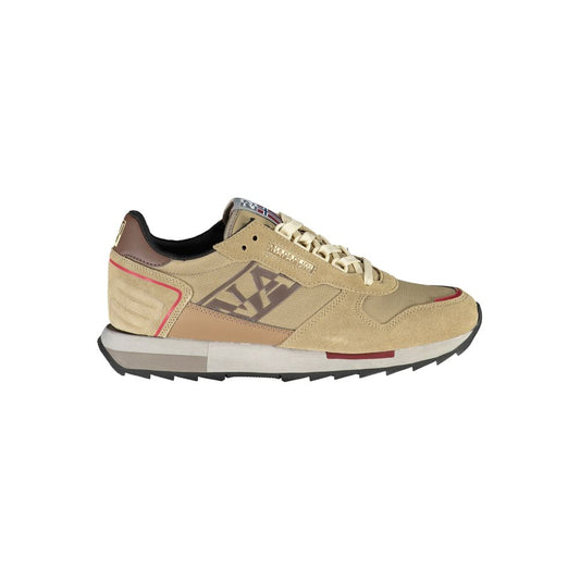 Scarpe da ginnastica sportive con lacci Napapijri beige a contrasto