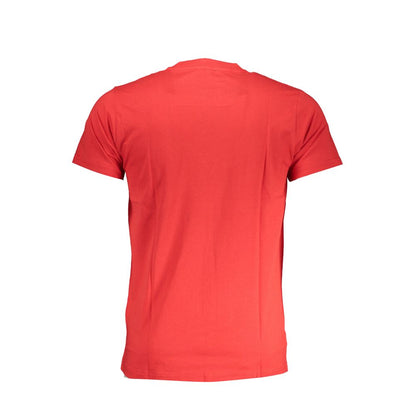 Cavalli Class Red Cotton T-Shirt