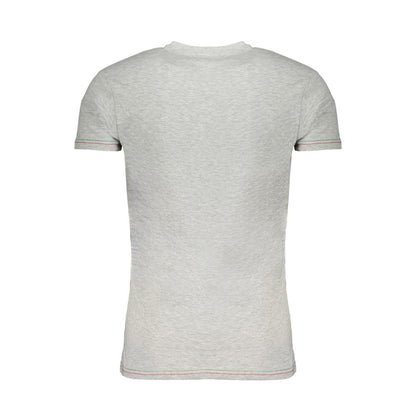 T-shirt Aeronautica Militare in cotone grigio