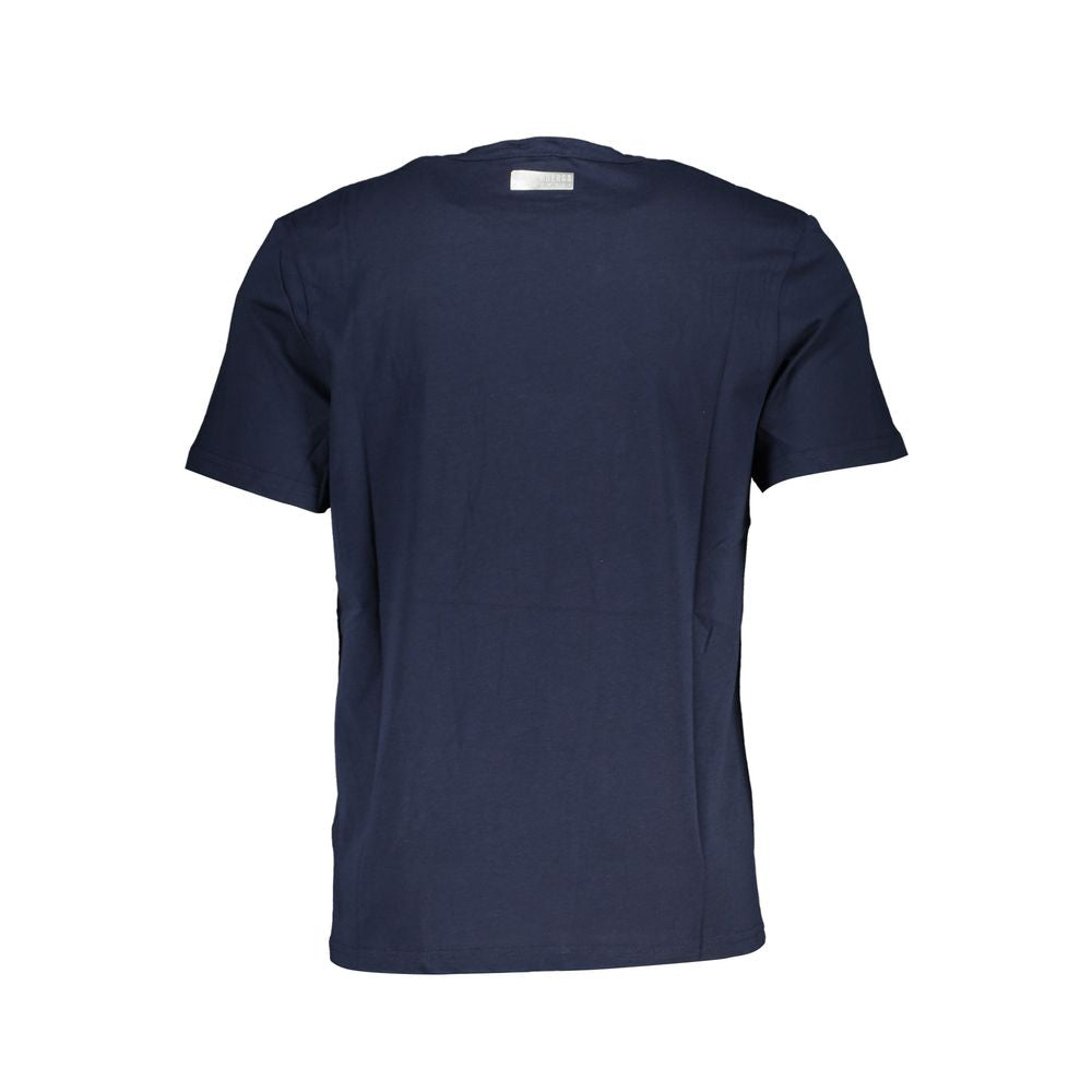 T-shirt in cotone blu di Bikkembergs