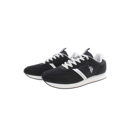 US POLO ASSN. Eleganti sneakers nere con accenti a contrasto