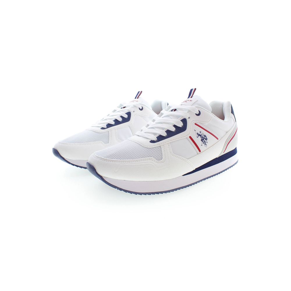 US POLO ASSN. Eleganti sneakers sportive con lacci a contrasto