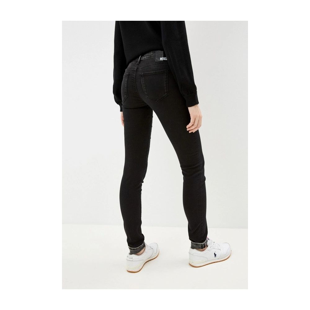 Love Moschino Jeans slim elasticizzati neri eleganti