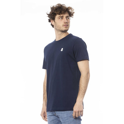 T-shirt da uomo in cotone blu Invicta