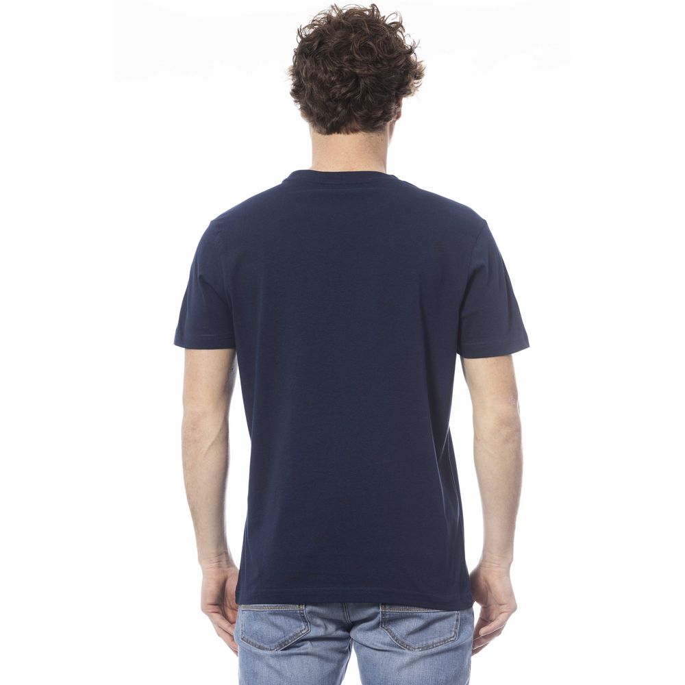 T-shirt da uomo in cotone blu Invicta