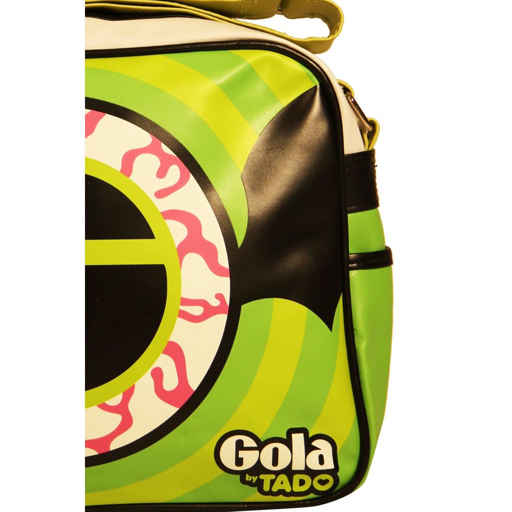 Borsa a mano in tessuto verde Gola