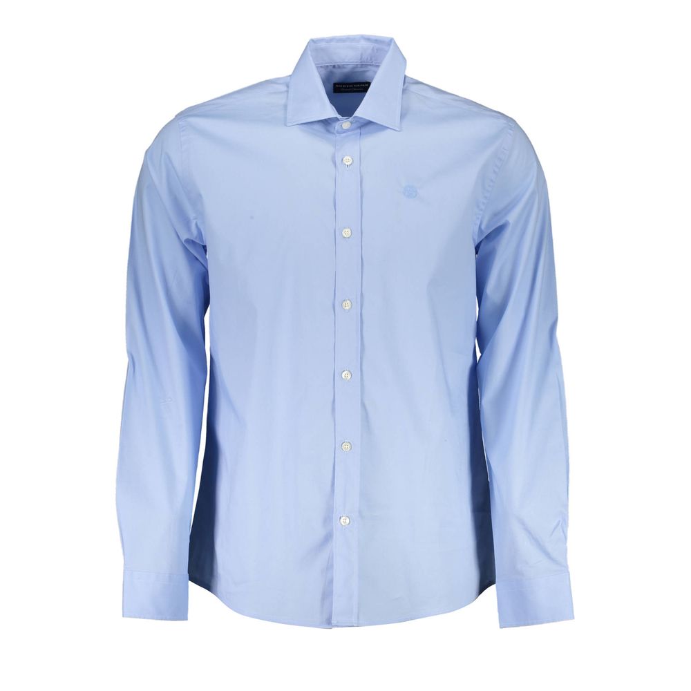 Camicia North Sails elegante a maniche lunghe azzurra