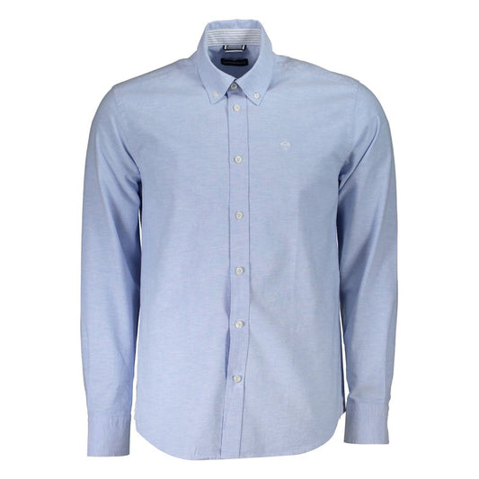 Camicia North Sails Elegante in Cotone Azzurro da Uomo