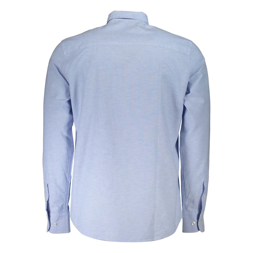 Camicia North Sails Elegante in Cotone Azzurro da Uomo