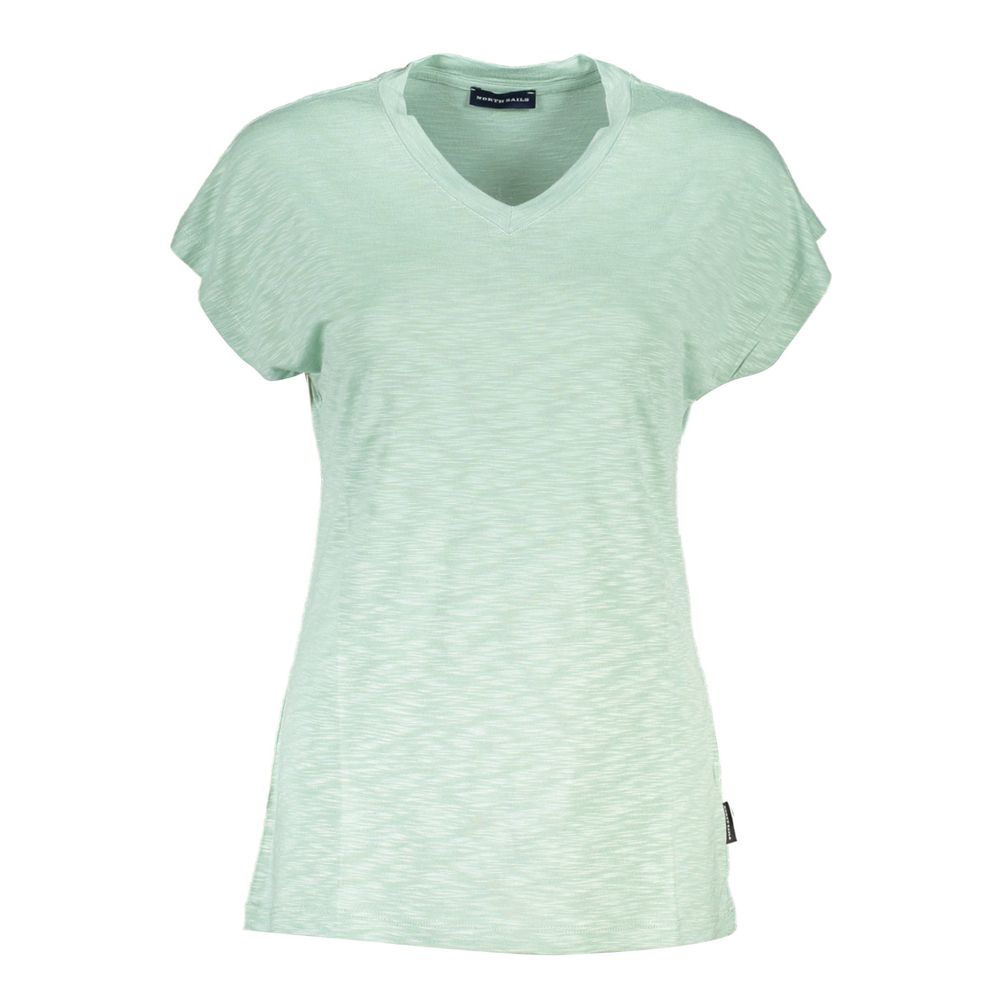 Top e T-shirt in viscosa verde North Sails