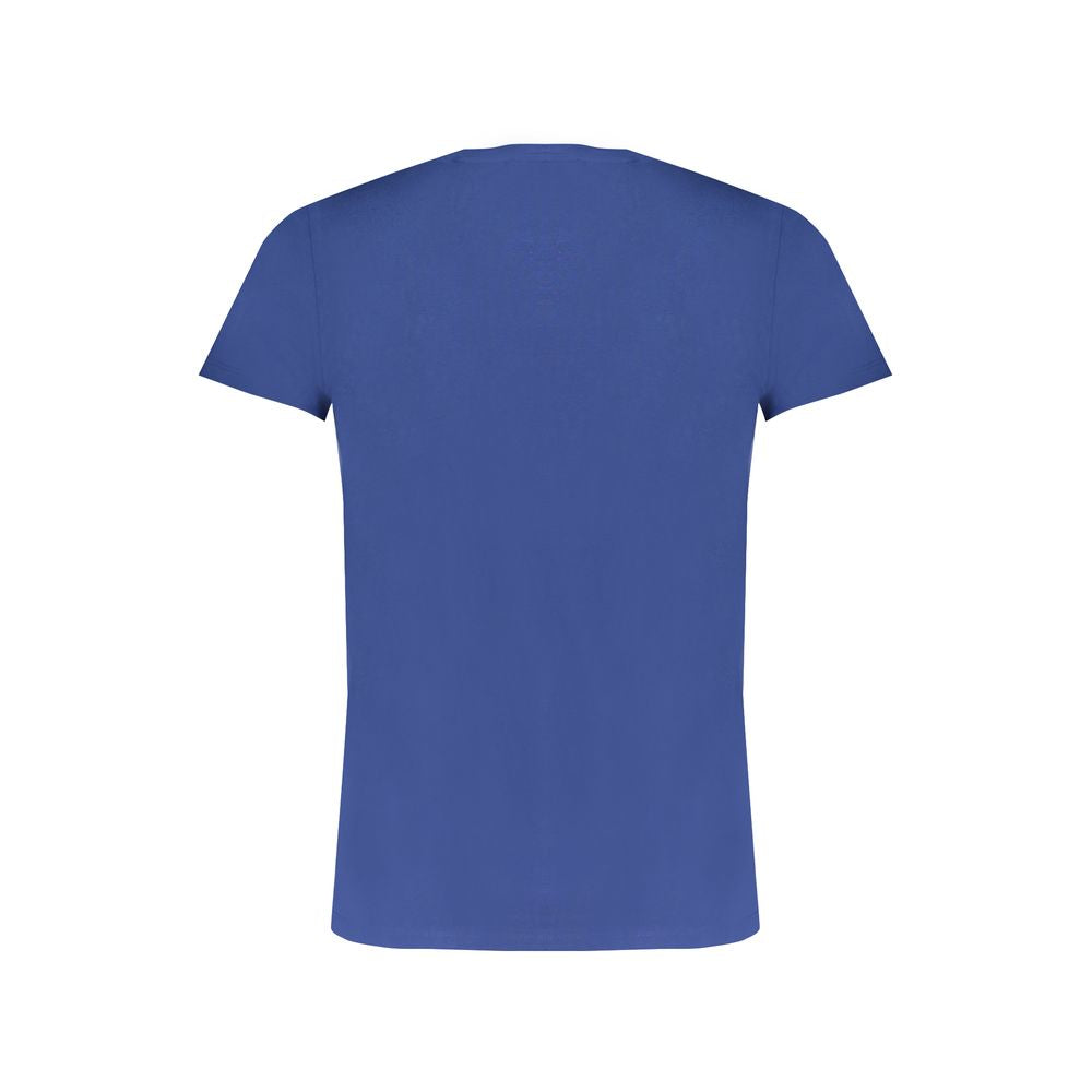 T-shirt in cotone blu Trussardi