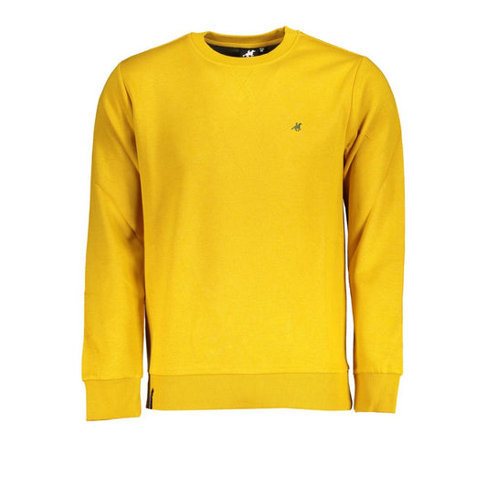 Maglione in cotone giallo US Grand Polo