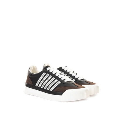 Sneaker in pelle nera Dsquared²