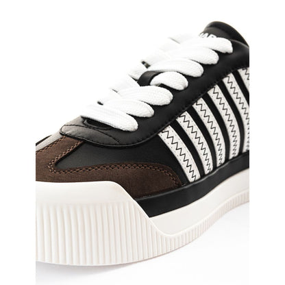 Sneaker in pelle nera Dsquared²