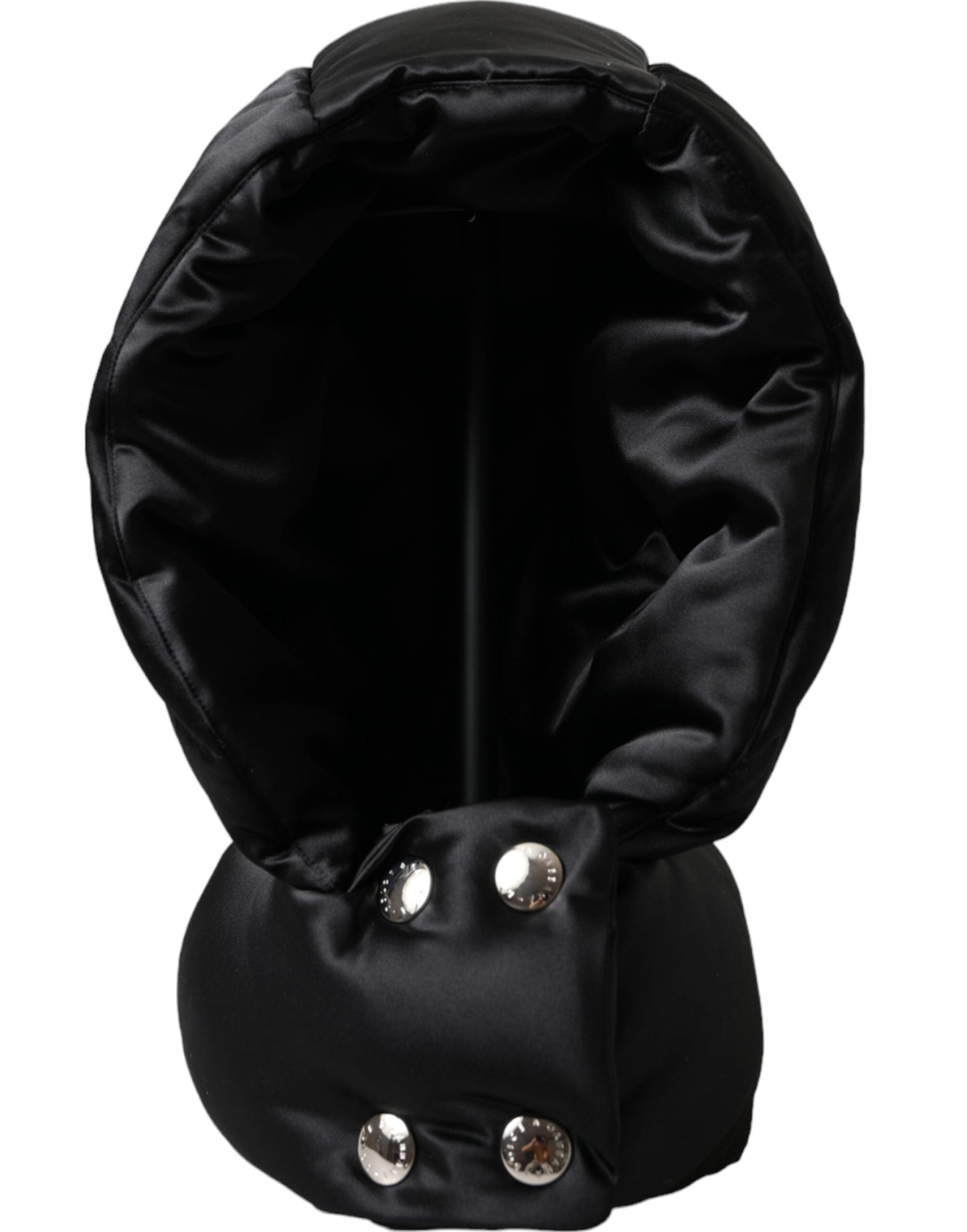 Dolce &amp; Gabbana Cappello avvolgente in poliestere nero