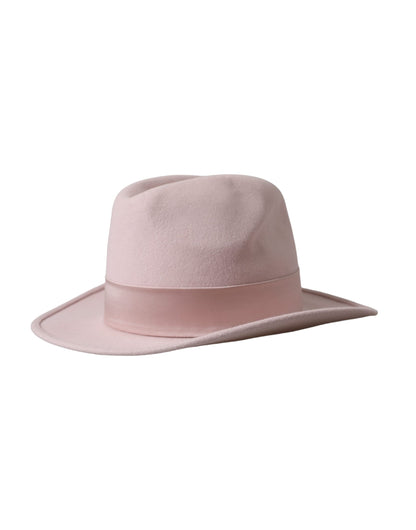 Dolce &amp; Gabbana Cappello da donna Fedora Trilby con coniglio rosa