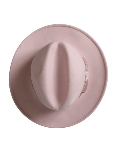 Dolce &amp; Gabbana Cappello da donna Fedora Trilby con coniglio rosa