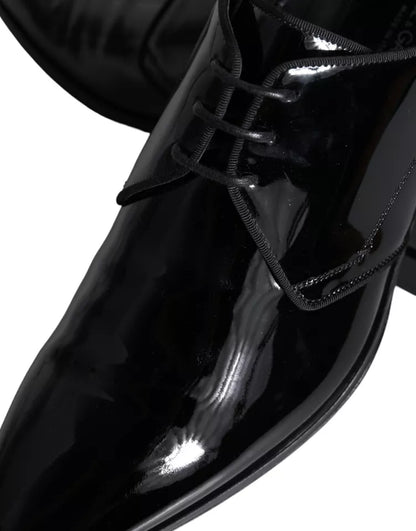 Dolce &amp; Gabbana Scarpe Derby da uomo in pelle di vitello nera