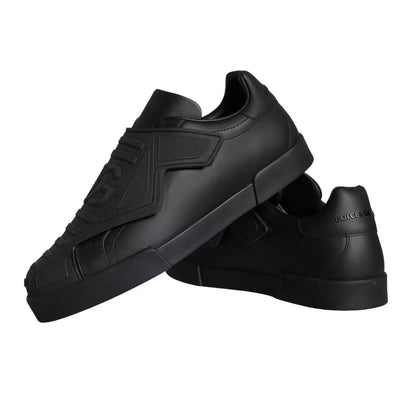 Dolce &amp; Gabbana Sneakers basse nere con lacci Wave da uomo