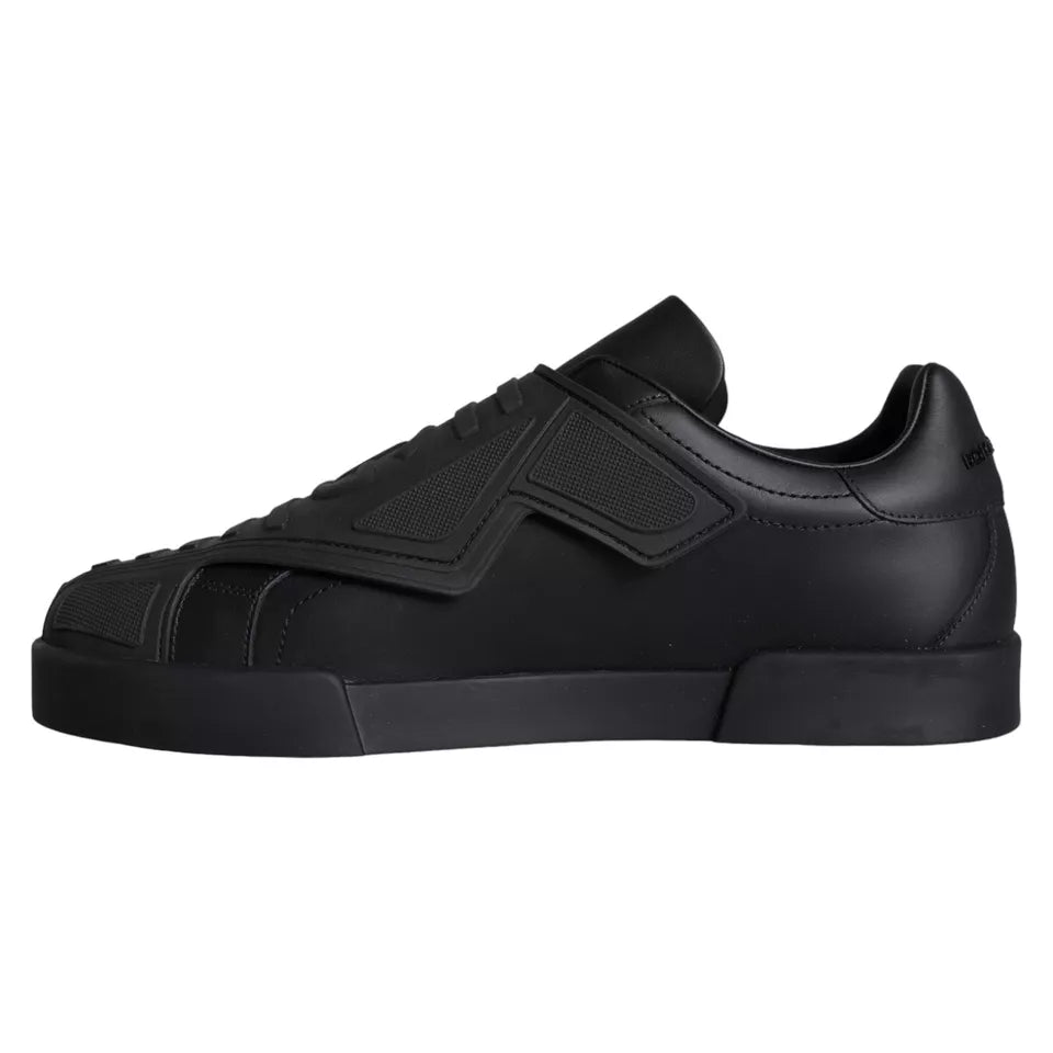 Dolce &amp; Gabbana Sneakers basse nere con lacci Wave da uomo