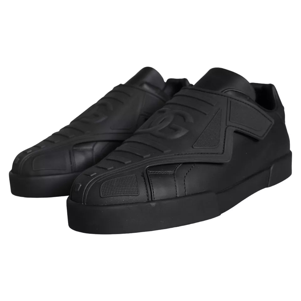 Dolce &amp; Gabbana Sneakers basse nere con lacci Wave da uomo