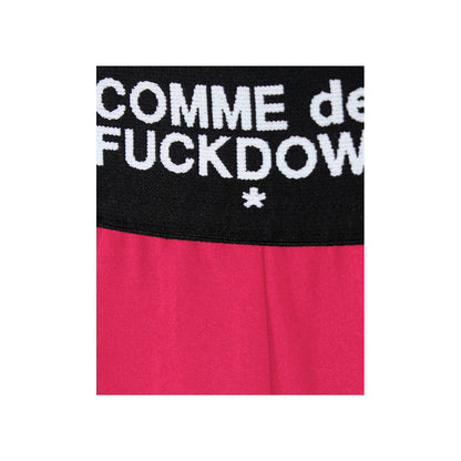 Comme Des Fuckdown Jeans e pantaloni in poliestere fucsia