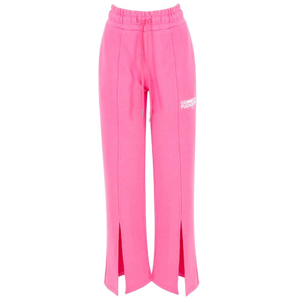 Jeans e pantaloni in cotone rosa Comme Des Fuckdown