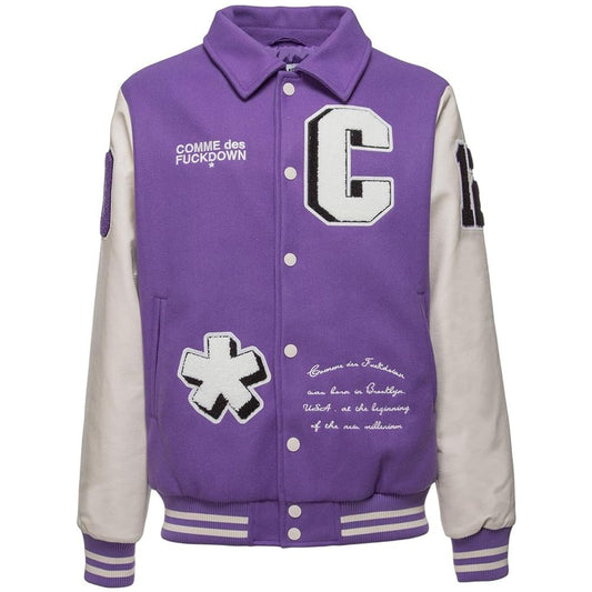 Comme Des Fuckdown Purple Polyester Jacket