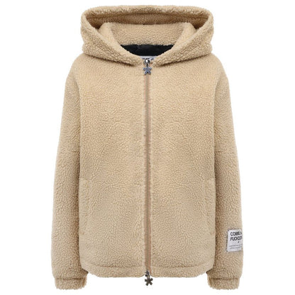 Comme Des Fuckdown Beige Polyester Jackets & Coat