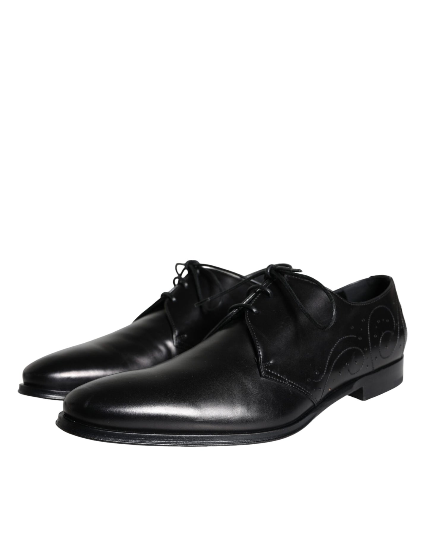 Dolce &amp; Gabbana Scarpe Derby da uomo in pelle di vitello nera