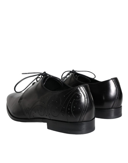 Dolce &amp; Gabbana Scarpe Derby da uomo in pelle di vitello nera