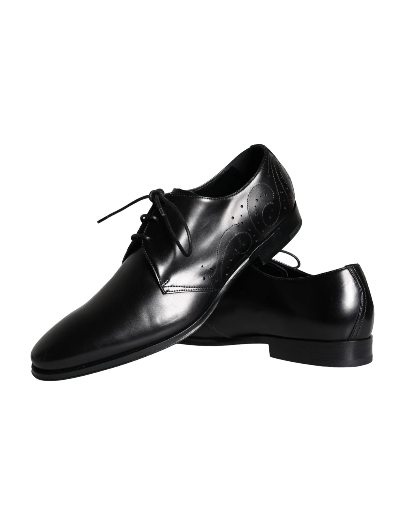 Dolce &amp; Gabbana Scarpe Derby da uomo in pelle di vitello nera