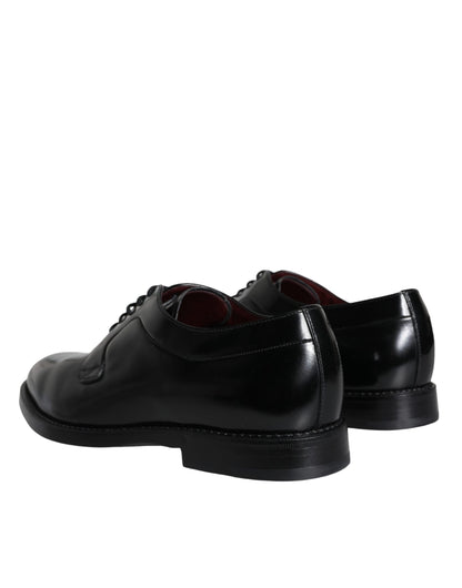 Dolce &amp; Gabbana Scarpe Derby da uomo in pelle di vitello nera