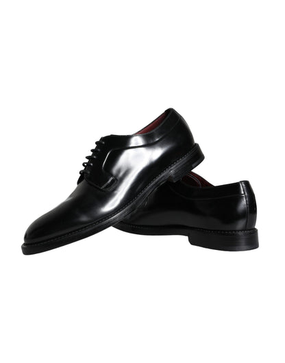 Dolce &amp; Gabbana Scarpe Derby da uomo in pelle di vitello nera