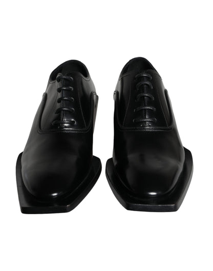 Dolce &amp; Gabbana Scarpe Derby da uomo in pelle di vitello nera