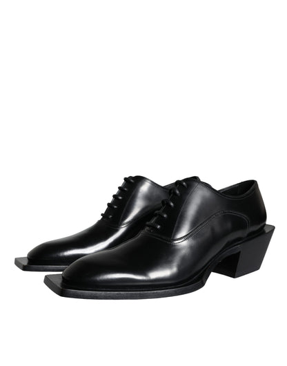 Dolce &amp; Gabbana Scarpe Derby da uomo in pelle di vitello nera