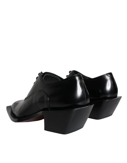 Dolce &amp; Gabbana Scarpe Derby da uomo in pelle di vitello nera