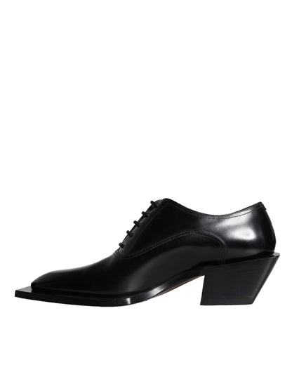 Dolce &amp; Gabbana Scarpe Derby da uomo in pelle di vitello nera