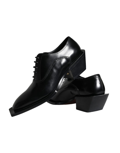 Dolce &amp; Gabbana Scarpe Derby da uomo in pelle di vitello nera