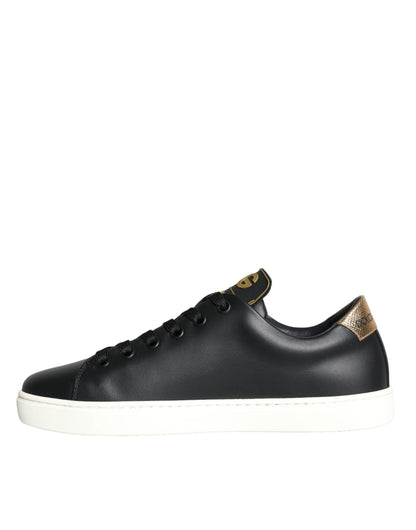 Dolce &amp; Gabbana Scarpe da ginnastica nere Portofino Sacred Heart