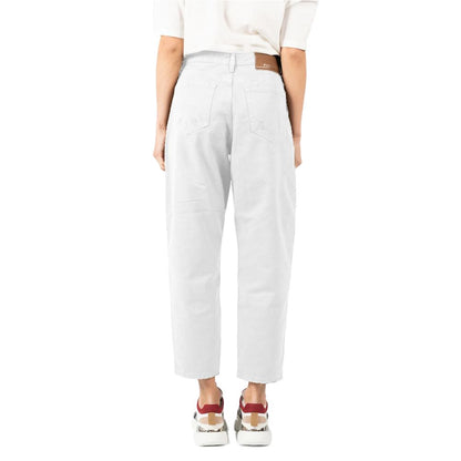 PINKO Jeans e Pantaloni in Cotone Bianco