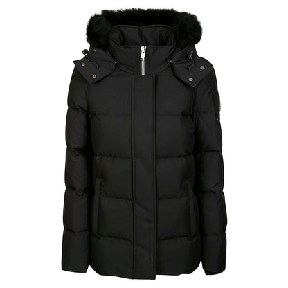 Moose Knuckles Black Polyester Jackets & Coat