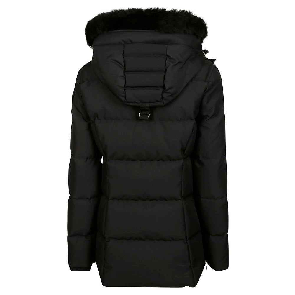 Moose Knuckles Black Polyester Jackets & Coat